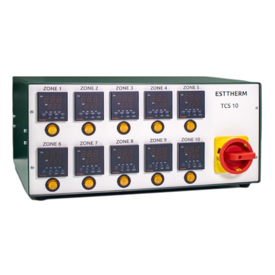 Hot Runner Controller 10 Zones GREEN - ESTTHERM™  - 1,314.00€ - estlab.eu