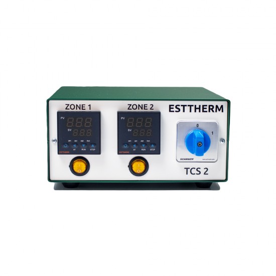 Hot Runner Controller 2 Zones GREEN - ESTTHERM™  - 310.00€ - estlab.eu