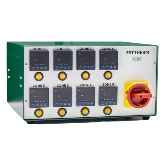 Hot Runner Controller 8 Zones GREEN - ESTTHERM™  - 1,078.60€ - estlab.eu