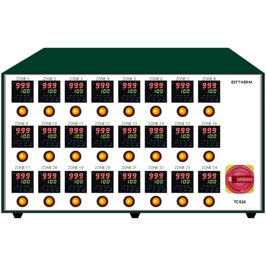 Hot Runner Controller 24 Zones GREEN - ESTTHERM™  - 2,910.60€ - estlab.eu