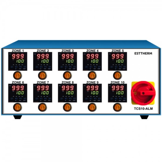 Hot Runner Controller 10 Zones BLUE - ESTTHERM™  - 1,433.70€ - estlab.eu
