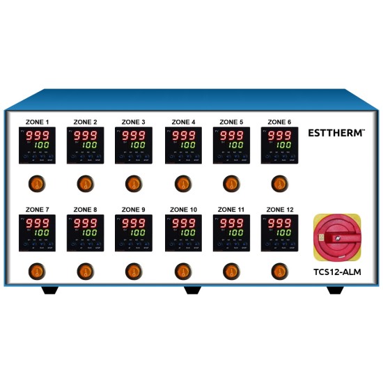 Hot Runner Controller 12 Zones BLUE - ESTTHERM™  - 1,669.00€ - estlab.eu