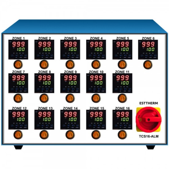 Hot Runner Controller 16 Zones BLUE - ESTTHERM™  - 2,036.90€ - estlab.eu