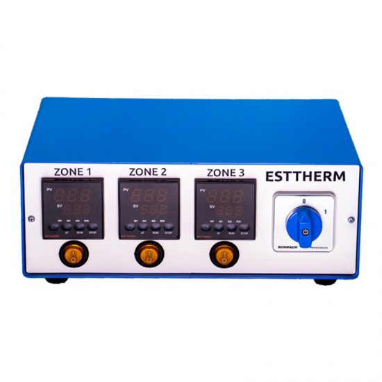 Hot Runner Controller 3 Zones BLUE - ESTTHERM™  - 582.90€ - estlab.eu