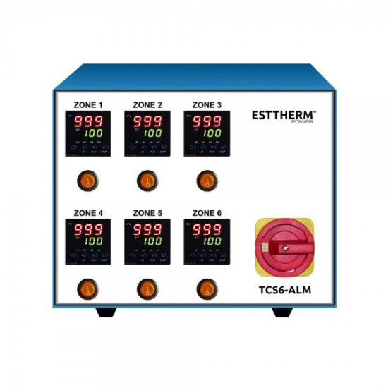 Hot Runner Controller 6 Zones POWER BLUE - ESTTHERM™  - 1,112.70€ - estlab.eu